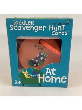 Toddler Scavenger Hunt Cards At Home Mollybee Kids Preschool Skill Building Game